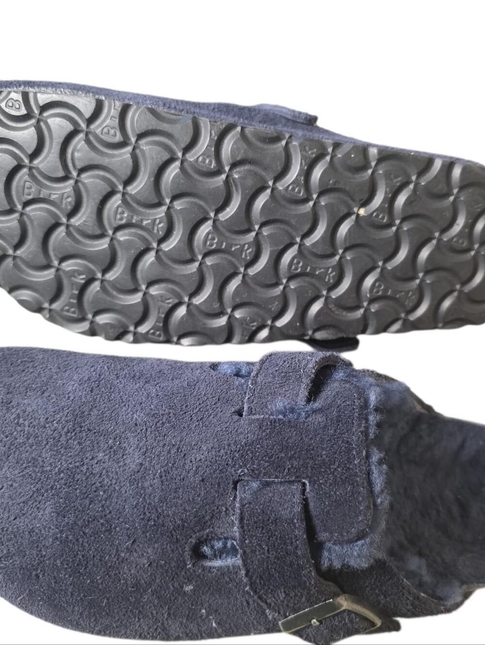 Birkenstock Lamb fur clogs Boston Shearling Suede, Size US Women's 8–8.5 or US M - Picture 4 of 5